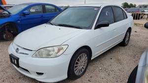 lot 3724 image: 2005 Honda Civic, White