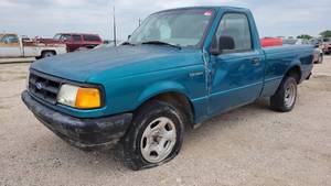 lot 3667 image: 1993 Standard Cab Ford Ranger, Teal