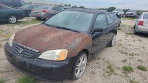 lot 3699 image: 2001 Honda Civic Dark Blue