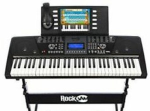 lot 21743 image: RockJam 61 Key Keyboard Piano RJ-561