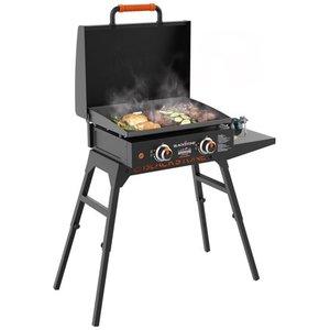 lot 21756 image: Blackstone Adventure Ready 22in Griddle with Stand and Adapter Hose
