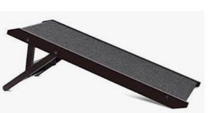 lot 21789 image: Best Adjustable Wooden Pet Ramp, Espresso,