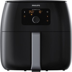 lot 21797 image: Philips - Premium Airfryer XXL, Fat Removal Technology, 3lb7qt capacity, Digital- Black - Retail $249.95