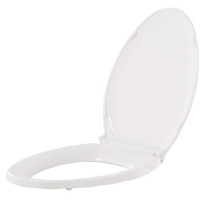 lot 21808 image: Kohler Rutledge Quiet-Close�� with Grip-Tight Elongated Toilet Seat, White