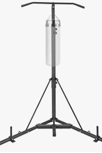 lot 21818 image: Foldable Boxing Heavy Bag Stand,Heavy Duty Boxing Punching Bag Stand an Pull up rack