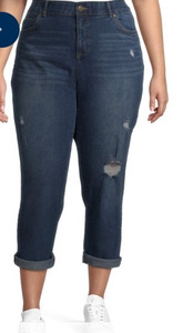 lot 23088 image: Terra & Sky High Rise Crop Jeans- 18W
