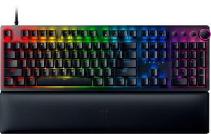 lot 5455 image: Razer Huntsman V2 Wired Optical Red Linear Switch Gaming Keyboard