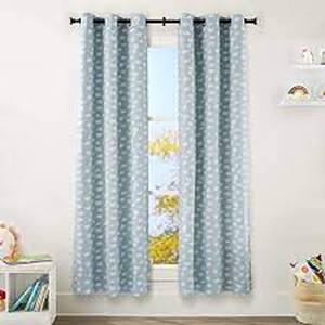 lot 5384 image: Basics Blackout Grommet Window Curtain Panels (1 PAIR)