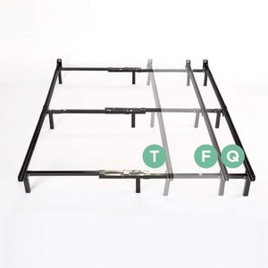 lot 6341 image: Zinus Michelle Compack Adjustable Steel Bed Frame (Twin-Queen Size)