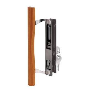 lot 6391 image: Prime Line Hook Style Sliding Glass Door Handle Set
