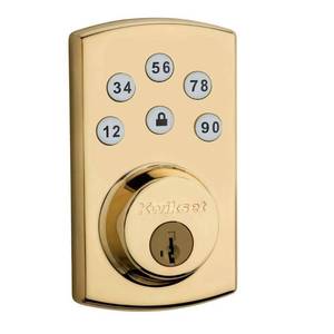lot 6443 image: Kwikset 907 Powerbolt 2.0 Electronic Deadbolt