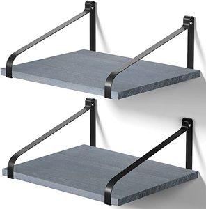 lot 6400 image: Love KANKEI Wide Floating Shelves (2 COUNT)