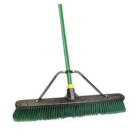 lot 6192 image: Quickie Bulldozer Poly Fiber Stiff Push Broom