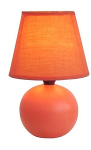lot 9031 image: Simple Designs Mini Ceramic Globe Table Lamp