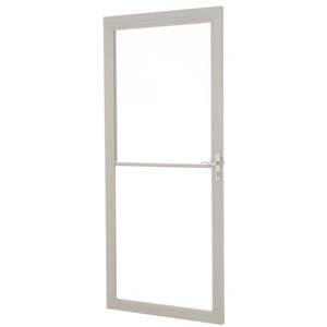 lot 9957 image: Andersen 2000 Series Sandstone Universal Self-Storing Aluminum Storm Door