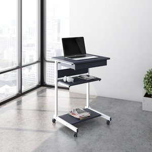 lot 9969 image: Techni Mobili Rolling Laptop Cart