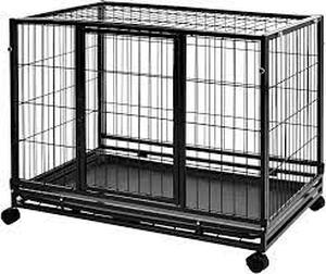 lot 9965 image: Heavy-Duty Stackavle Pet Kenne