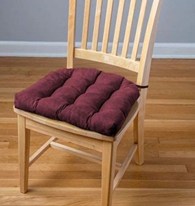 lot 1001 image: micro suede barn red cushions (set of 4)