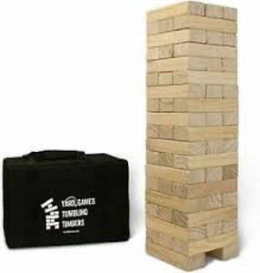 lot 1066 image: Just Gamez Toppling Timbers Table Top Jenga Game