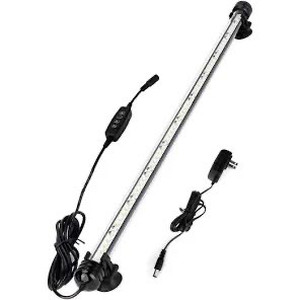 lot 1114 image: Number-one LED Aquarium Light, 12V 18.9inch Waterproof Fish Tank Light with Timer Auto On and Off, White and Blue LED Light Bar Strick for Fish Tank, Adjustable 3 Mode Lights