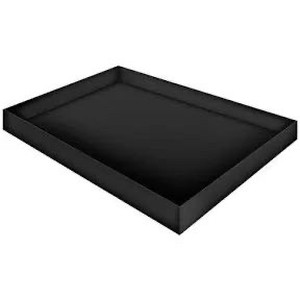 lot 1146 image: queen 95% waveless waterbed mattress for hardside waterbeds black