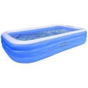 lot 1147 image: Airso Inflatable Swimming Pool Family Full-Sized Inflatable Pools 118 x 72 x 22 Thickened Family Lounge Pool for Toddlers, Kids & Adults Oversized Kiddie Pool Outdoor Blow Up Pool for Backyard, Garden