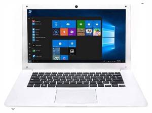 lot 4506 image: High-Performance 10.1 inch Ultra-Thin Portable Office Entertainment Notebook only 0.8KG Intel Quad-core Processor 2G32GB EMMC pre-Installed Windows 10 Professional, Office 2010 (White)
