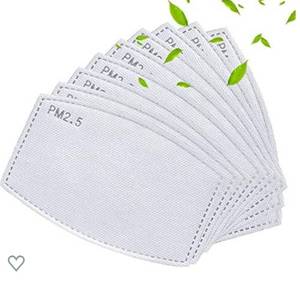 lot 4526 image: Lot of 190 Replaceable Activated Carbon Filter Insert Effective Non-Woven Fabrics Cotton Filter for Outdoor Activities