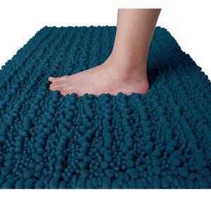 lot 11380 image: Yimobra Original Luxury Chenille Bath Mat, 32 x 20 Inches, Soft and Comfortable, Large Size, Super Absorbent and Thick, Non-Slip, Machine Washable, Perfect for Bathroom, Peacock Blue