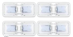 lot 14962 image: Efoxcity LED Lot Of 4 12V Led RV Ceiling Dome Light RV Interior Lighting for Trailer