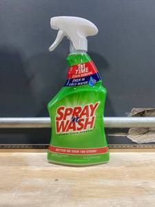 lot 14971 image: Lot of 5 Spray n Wash Pre-Treat, 22 fl oz Bottle, Laundry Stain Remover