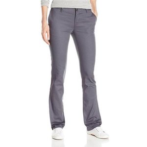 lot 14987 image: Lee Uniforms Girls 3-15 Original Straight Leg Pant Grey (Size 3)