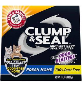 lot 11401 image: Arm & Hammer Clump & Seal Clumping Litter - Fresh Home