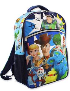 lot 11416 image: Disney Toy Story 4 Boys Girls 16 Inch School Backpack (One Size, Blue)