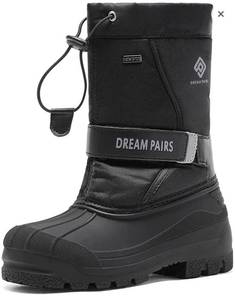 lot 11417 image: DREAM PAIRS Boys & Girls Mid Calf Waterproof Winter Snow Boots Little Kid Size 1