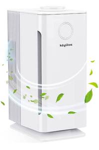 lot 11428 image: Keylitos HEPA Filter Air Purifier for Home Office Large Room up to 560ft�, H13 HEPA CADR Quiet Air Filter Cleaner for Odor Eliminator, Eliminates Germs, Filters Allergies, Pollen, Smoke, Dust Pet Dander, Mold Odors (White)