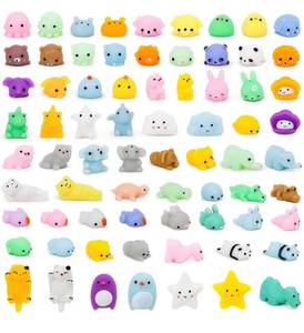lot 12226 image: YIHONG 72 Pcs (-) Kawaii Squishies, Mochi Squishy Toys for Kids Party Favors, Mini Stress Relief Toys for Christmas Party Favors, Classroom Prizes, Birthday Gift, Goodie Bag Stuffers