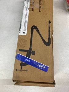 lot 12258 image: 25 Desk mount, web cam stand Black