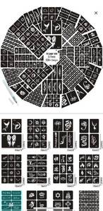 lot 12265 image: Aresvns 550 PCS Temporary Tattoo Stencils with Body Painting Pen ,24 Sheets Henna Tattoo Templates Reusable for Women ,Glitter Tattoo Stencils,Airbrush Tattoo Stencils,Body Art Template