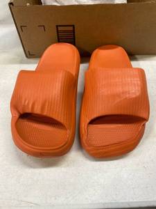 lot 12279 image: size 39-40 Memory Foam slipperssandals burnt orange color