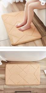 lot 12297 image: Bath Rugs Mat Bathroom Floor Mat Set Memory Foam Bathmat Non Slip Washable Carpet 32x20