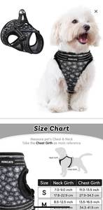 lot 12307 image: AOKCATS Small Dog Harness, Leopard Puppy Harness, Soft Dog Harness for Small Dogs Medium Dogs No Pull No Choke Dog Vest Harness Reflective Comfort Padded Dog Harness for Small Medium Dog Walking