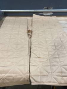 lot 13339 image: Exclusivo Meacla King Sized Tan Quilt with Pillow Cases