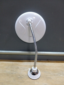 lot 16571 image: Magnified Mirror For Bathroom - White