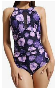lot 1389 image: We see UPF 50 purple swimming suit medium