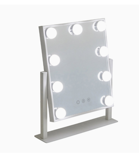 lot 1438 image: GloTech 12-Bulb LED Hollywood Vanity Mirror by GloTech