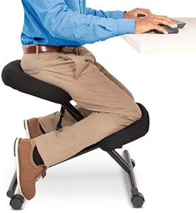 lot 1439 image: Proergo Pneumatic Ergonomic Kneeling Chair  & Improved  Fully Adjustable