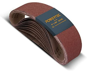 lot 8396 image: Mastercraft 3 X 24 Sanding Belts 40 Extra-coarse