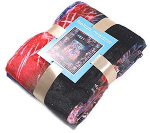 lot 8412 image: Plush Throw Fleece Blanket for Stranger Movie Things, Lightweight Soft Plush Fluffy Warm Cozy �� Perfect for Bed, Sofa