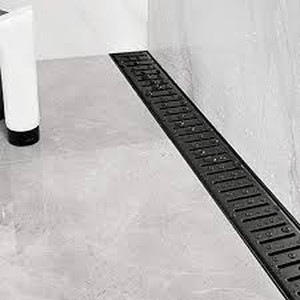 lot 27737 image: Neodrain Professional 36-Inch Linear Shower Drain Manufacturer with Removable Capsule Pattern Grate, Brushed 304 Stainless Steel